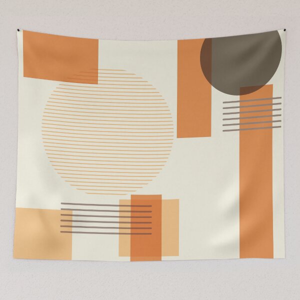 Item preview, Earth Tones Squares and Circles designed and sold by CoffeeWires.
