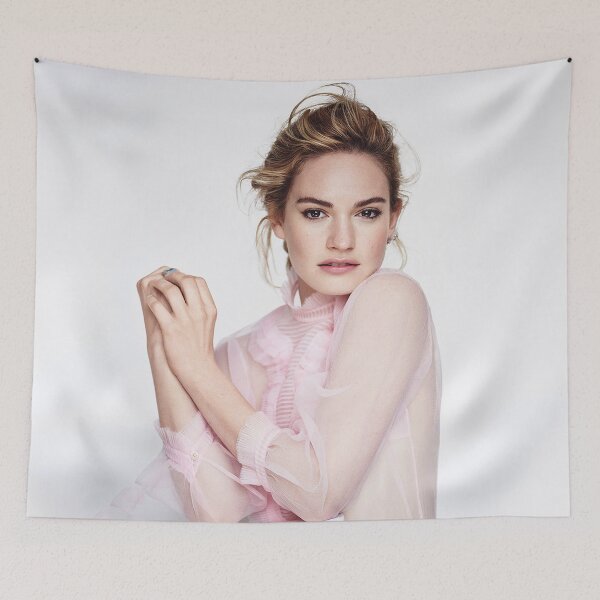 Item preview, Lily James 006BN Custom Design Pillow Phone Case Curtain designed and sold by Wendysierra.