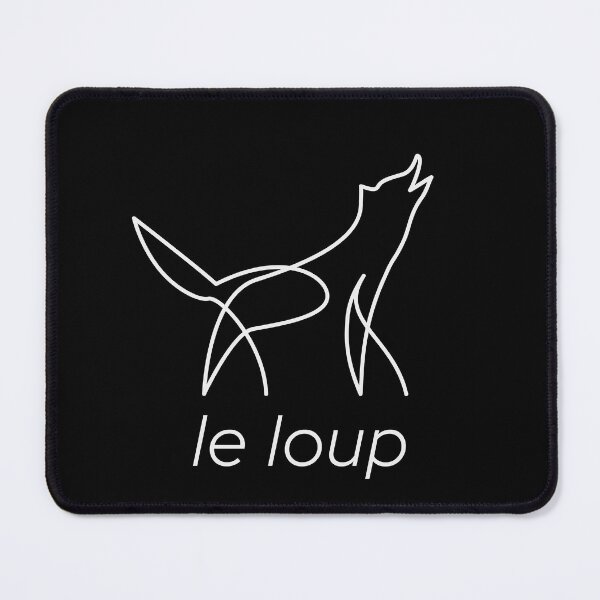 Item preview, le loup - the wolf, one line doodle designed and sold by Art by s2ray.