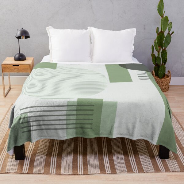 Item preview, Green Sage Squares and Circles Earth Tones designed and sold by CoffeeWires.