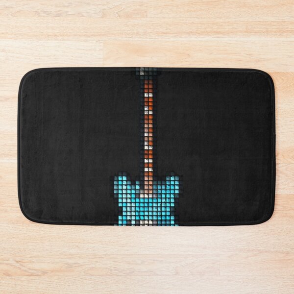 Item preview, Carrelage Pixel Blue Gibson DG Guitare Montant T-shirt classique designed and sold by Cheyeall.