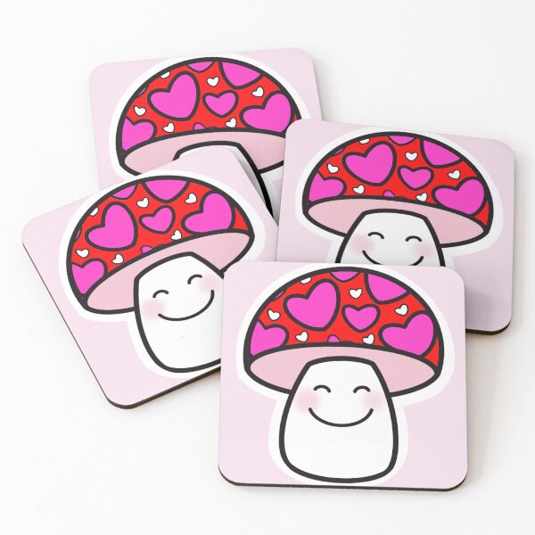Item preview, Happy Valentine's Mushroom designed and sold by Impossiblygood.
