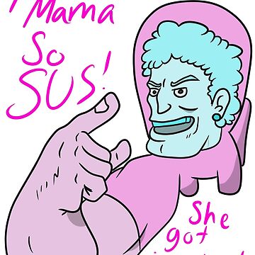 Yo Mama among us Sticker