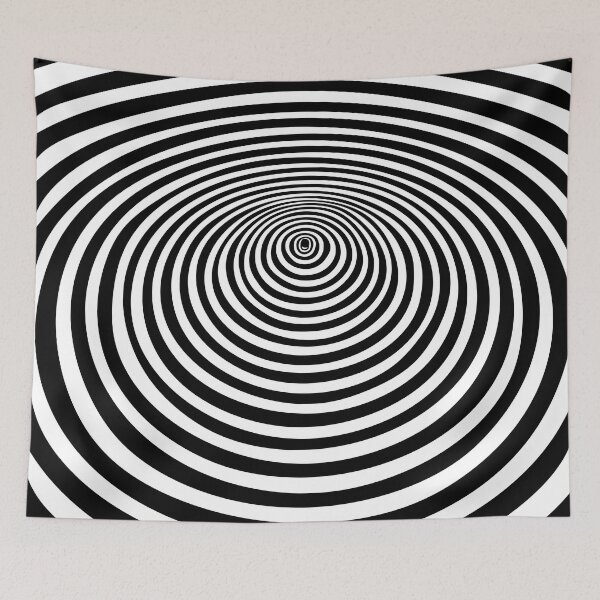Item preview, Oval Optical Hypnotic Illusion Really Cool designed and sold by BubbleCrumbs.