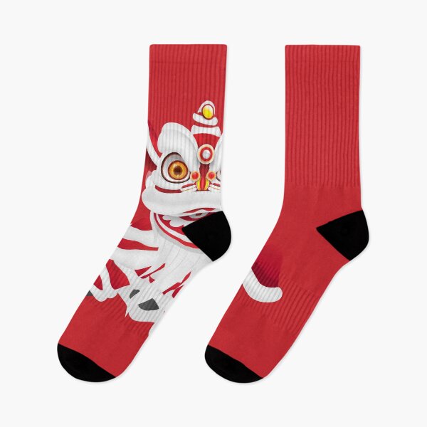 Item preview, Lion Dance Head Festival Happy Chinese New Year - Red designed and sold by johnta17.