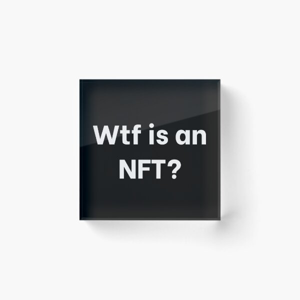 Item preview, Wtf is an NFT? designed and sold by Jonathan Dessins.