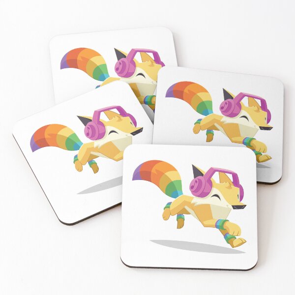 Item preview, Cartoon Rainbow Fox designed and sold by MixNStick.