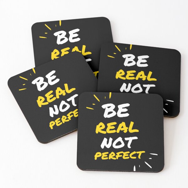 Item preview, Be Real Not Perfect designed and sold by laila7534.
