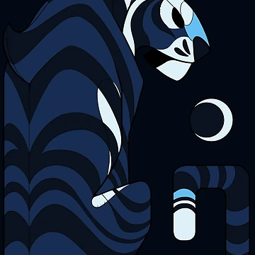 Aperçu de l'œuvre Moon Tiger de RippleDesigns