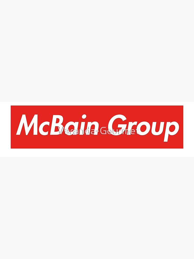 "McBain Group MBB Consulting" Poster for Sale by VarandaGourmet