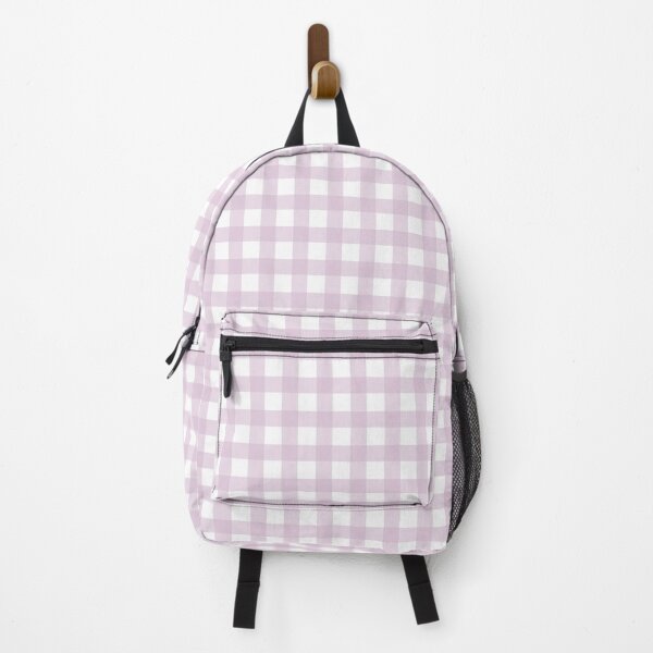 Item preview, Gingham pattern in pale pink designed and sold by Vaishali Raikwar.