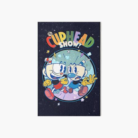 The cuphead show Art Board Print for Sale by Pini - Toon