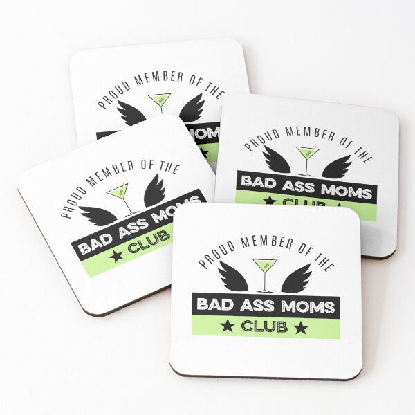 Item preview, Proud Member of the Bad Ass Moms Club designed and sold by hardscuffle.