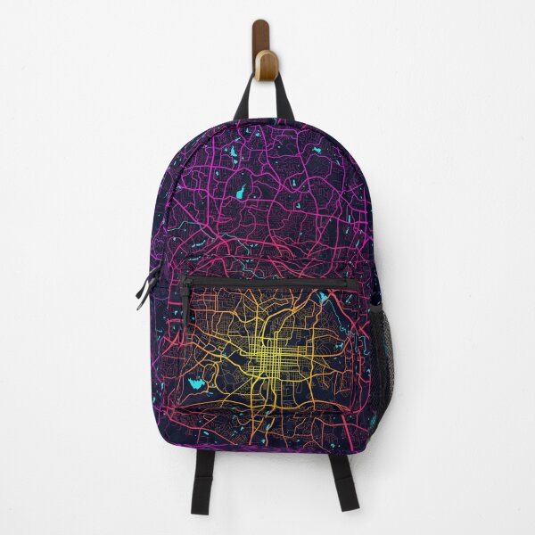 Item preview, Raleigh City Map of North Carolina, USA - Neon designed and sold by deMAP.