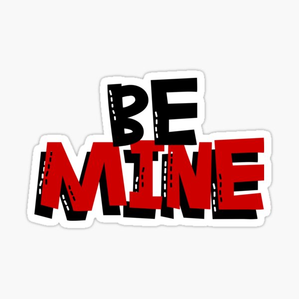 Danhausen - Be Mine or Be Cursed Valentine Stickerhausen