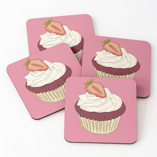 Item preview, Strawberry Red Velvet Cupcake designed and sold by DesignStory.