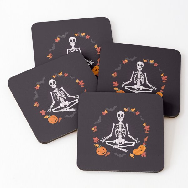 Item preview, Meditating Skeleton | skeleton doing yoga artwork designed and sold by The-Meraki-Man.