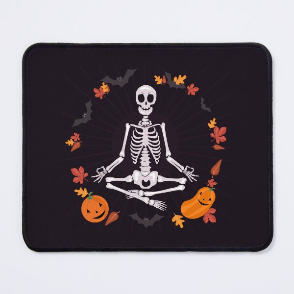 Item preview, Meditating Skeleton | skeleton doing yoga artwork designed and sold by The-Meraki-Man.