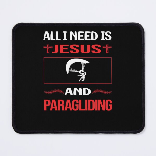 Item preview, Funny Jesus Paragliding Paraglide Paraglider designed and sold by DougPoulos.
