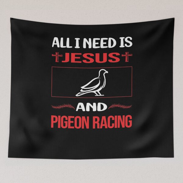 Item preview, Funny Jesus Pigeon Racing designed and sold by DougPoulos.