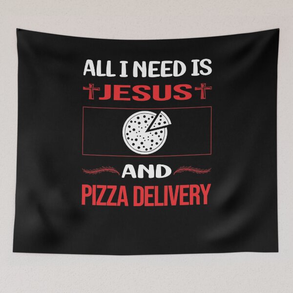 Item preview, Funny Jesus Pizza Delivery designed and sold by DougPoulos.