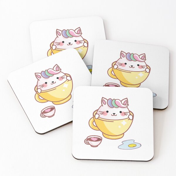 Item preview, Breakfast Kitten Unicorn designed and sold by DearSunny.
