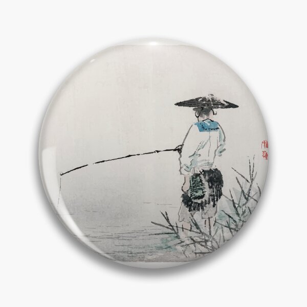 Item preview, Hobby, Fishing, fishing hobby, old Japanese art for fishing t-shirt designed and sold by Toishi148.