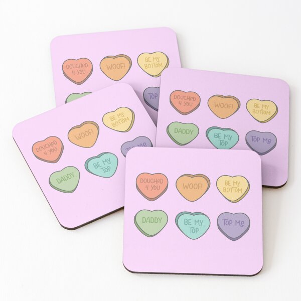 Item preview, Copy of Corazones de caramelo de cita gay de San Valentín designed and sold by Gay-Koala.