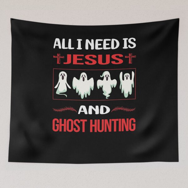 Item preview, Funny Jesus Ghost Hunting Paranormal designed and sold by FifineCroteau.