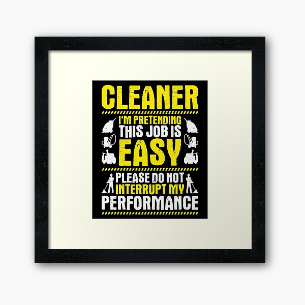 Item preview, Cleaner Cleaning Operative Building Cleaner designed and sold by Krautshirts.
