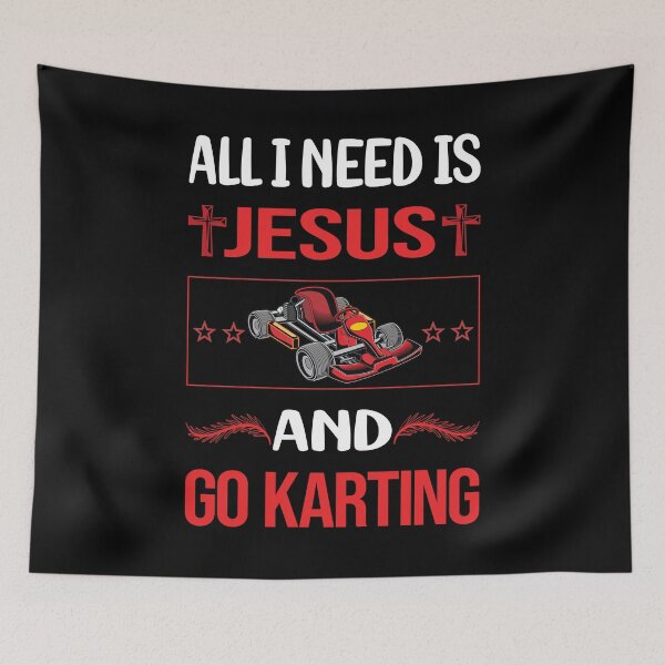 Item preview, Funny Jesus Go Karting Kart designed and sold by FifineCroteau.