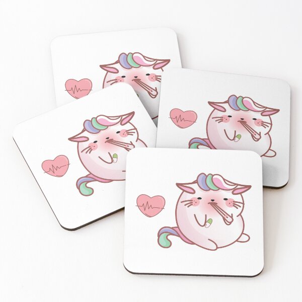 Item preview, Sick Unicorn Kitten designed and sold by DearSunny.