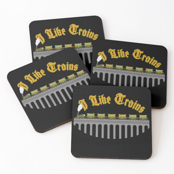 Item preview, I Like Trains - Green, Yellow designed and sold by Chubuter.