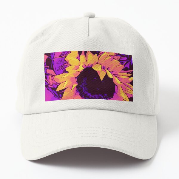 Funky Sunflowers" Blumen-Poster „WelikeFlowers" Dad Hat