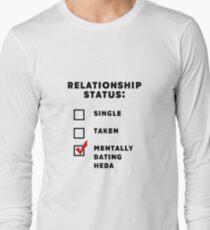 Camiseta de manga larga Mentalmente saliendo con Heda