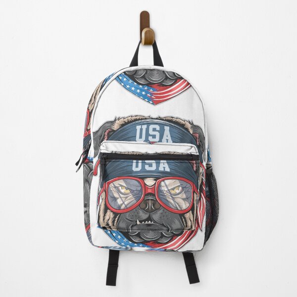 Item preview, BULLDOG USA AMERICA FLAG, Bulldog Halo designed and sold by graphic-genie.