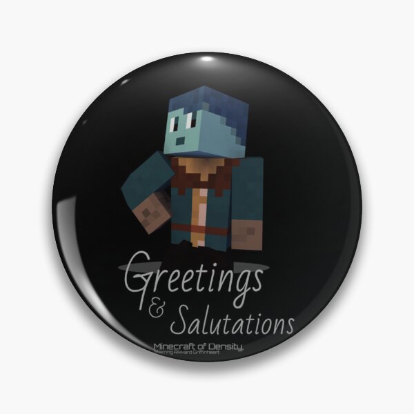 Item preview, Greeting and Salutation from Rikkard Griffinheart and Minecraft of Density Classic designed and sold by KatherineWeav.