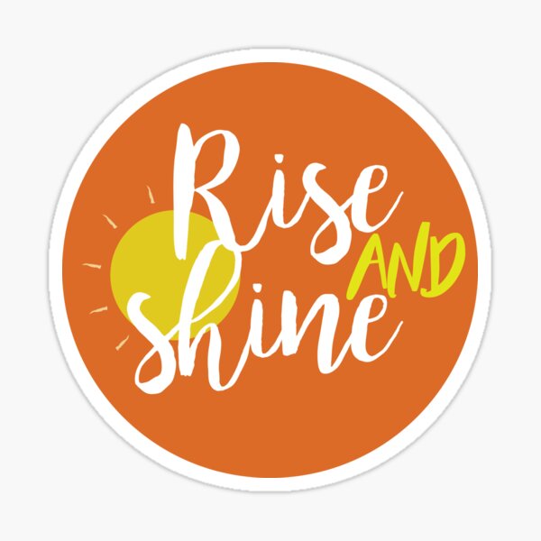 Item preview, rise n shine circle designed and sold by brookesamole.