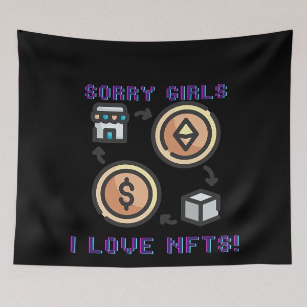 Item preview, Sorry girls i love nft |NFT is my valentine |funny valentine's day| nft lover designed and sold by ArtisticThings1.