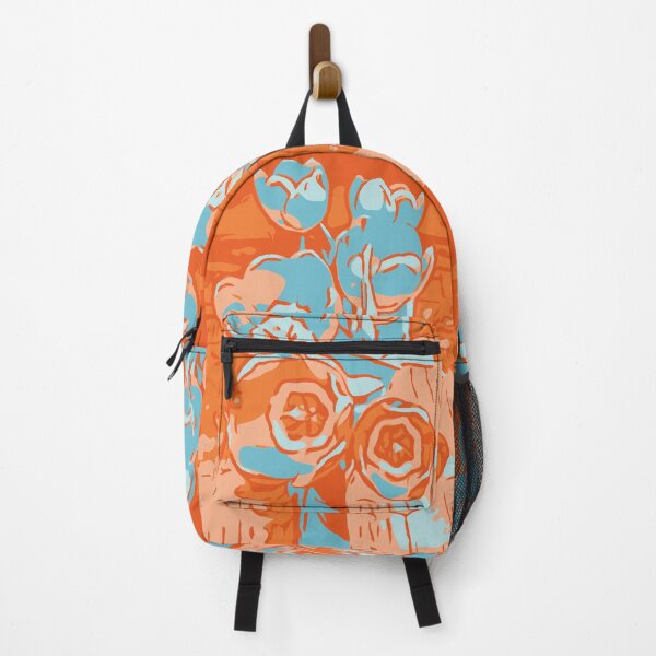 Artikelvorschau, Blumen Tulpen orange-hellblau entworfen und verkauft von Robert Biedermann.