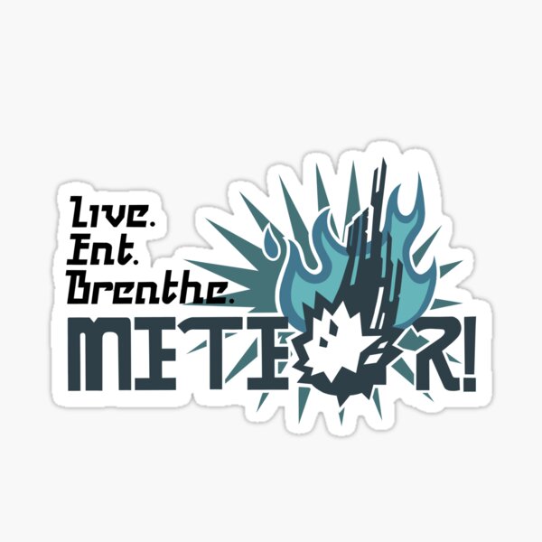 Vista previa del artículo con la obra «Vivir. Comer. Respirar. ¡Meteorito! - Camisa de Vyv en FFXV», diseñado y vendido por Free2rocknroll.
