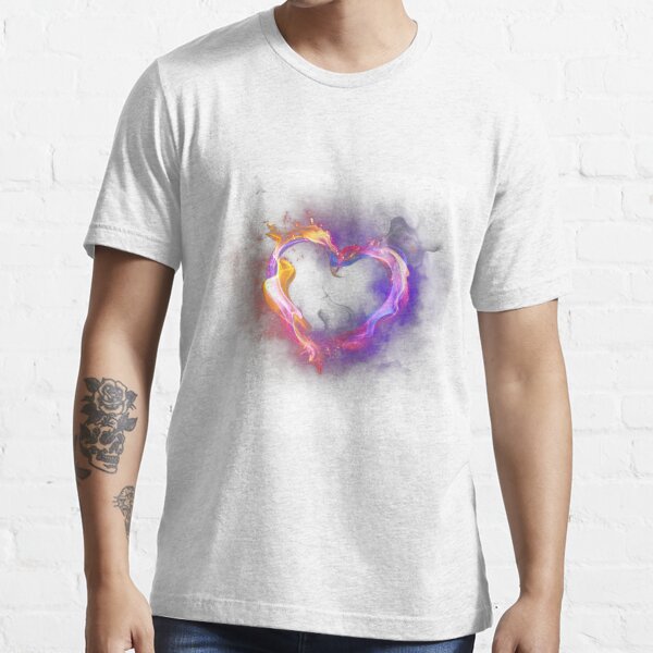 Paper Flower You Are The Light Paint Splatter Heart Graphic Tee - XLarge (14)