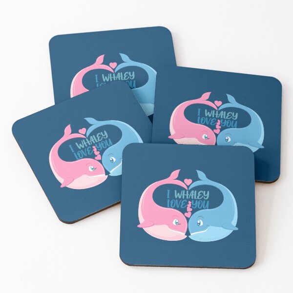 Item preview, I Whaley Love You! (on Navy) designed and sold by PawsitiveMum.