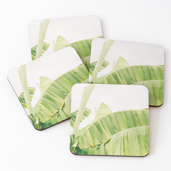 Item preview, Green Banana Palm Tree Leaves | Soft Tones Photography designed and sold by ppolecho.