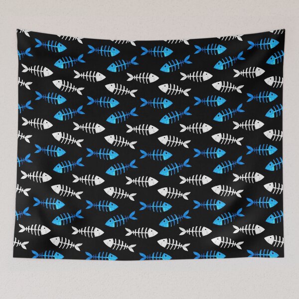 Item preview, Fish Bones Skeleton Fossils designed and sold by murkyswamp.