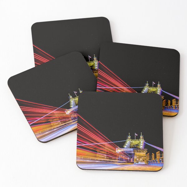 Item preview, A Party Bus Crosses the Roebling Bridge Cincinnati Ohio designed and sold by DaveFilm.