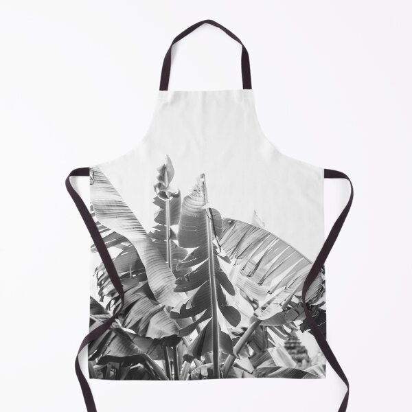 Item preview, Black and White Banana Palm Tree Leaves | Tropical Photography designed and sold by ppolecho.