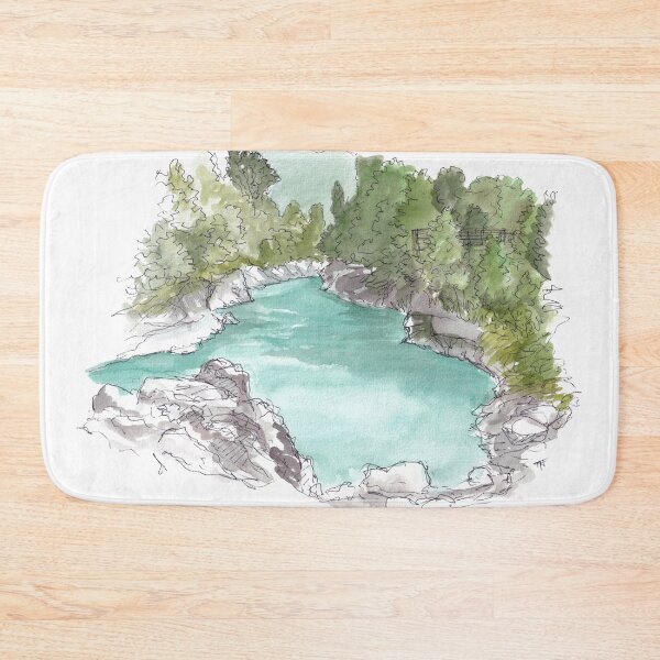 Item preview, Hokitika Gorge Watercolour designed and sold by Tom Napper Design.
