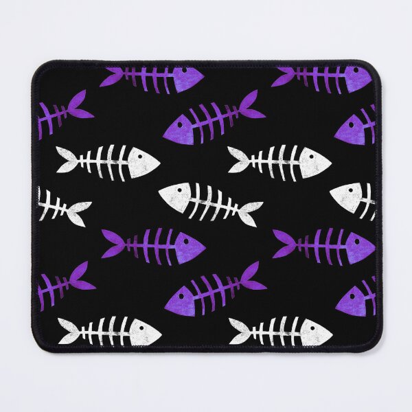 Item preview, Fish Bones Skeleton Fossils (Purple) designed and sold by murkyswamp.