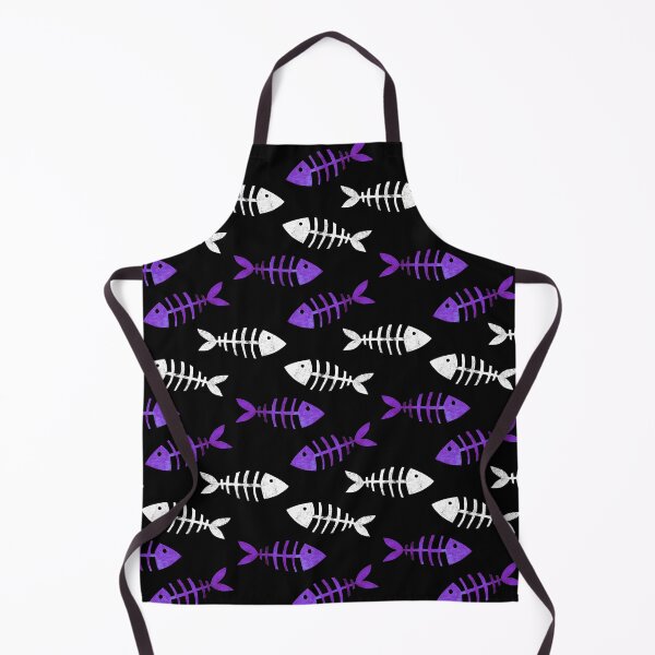 Item preview, Fish Bones Skeleton Fossils (Purple) designed and sold by murkyswamp.